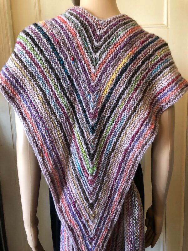 KH369 Multi Striped Scarf/Shawl - Image 2