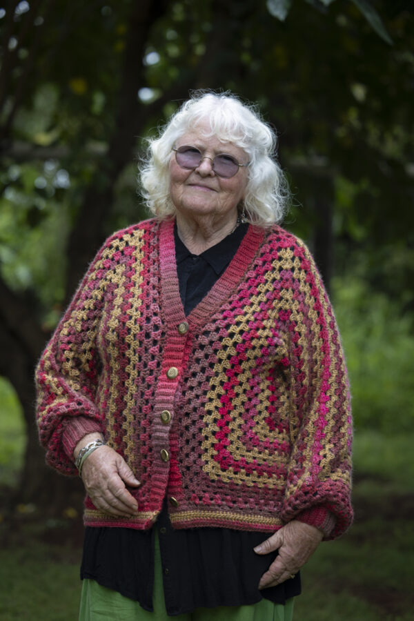 Crochet Golden Pink  Cardigan