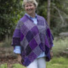 SS117 - Plush purple tabard - merino woven - Image 2