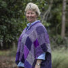 SS117 - Plush purple tabard - merino woven